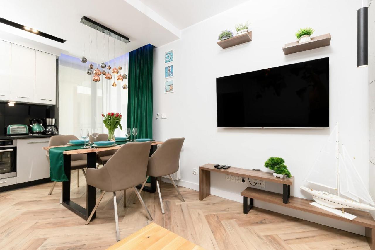 Klimatyczny Apartament W Centrum Gdanska Buitenkant foto